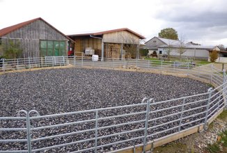 Longierzirkel aus Panels