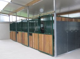 Firma Sulzberger Pferdeboxen Pferdeställe (Pferdeboxen Modell Venedig S und Venedig D)