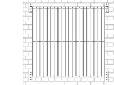 Firma Sulzberger Pferdeboxen Fensterschutzgitter für Pferdeställe