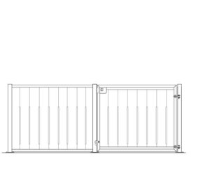 Pferdeboxenvorderfront Liberty